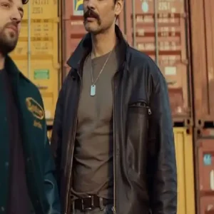 Police Per Jete Nik Xhelilaj Leather Jacket