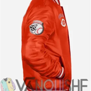 Pro Standard Cincinnati Reds Classic Satin Jacket Side