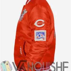 Pro Standard Cincinnati Reds Classic Satin Jacket Side Look