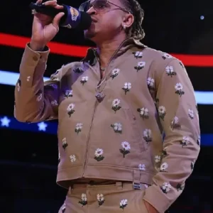Rotimi Houston Rockets Vs Los Angeles Lakers Jacket