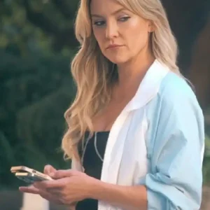 Running Point S02 Kate Hudson Colorblock Windbreaker Jacket