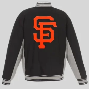 San Francisco Giants Varsity Wool Jacket Back