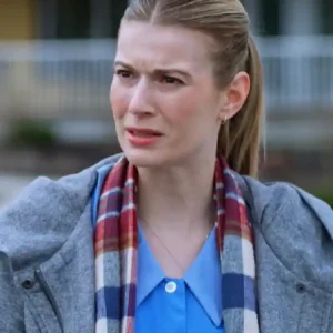 Secret Life of my Other Wife S01 Emma Johnson Wool Coat On Sale