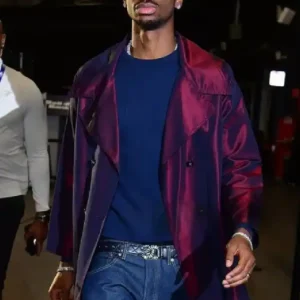 Shai Gilgeous-Alexander Thunder Vs Phoenix Suns Coat