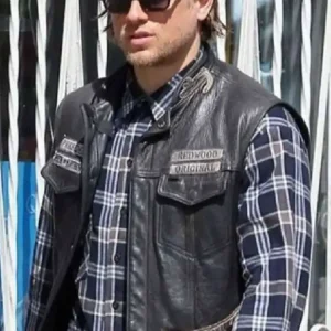Sons of Anarchy Charlie Hunnam Vest For Men