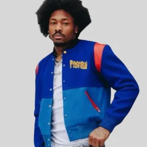 Stefon Diggs Pastelle Varsity Jacket Front