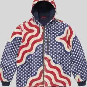 Supreme Flag Quilted Jacket