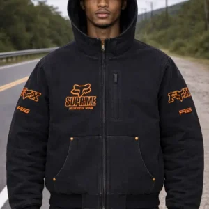 Supreme Fox Racing Denim Hooded Jacket