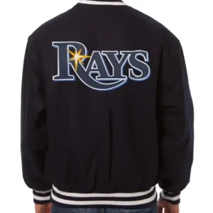 Tampa Bay Rays Full-Snap Wool Varsity Jacket For Men and Women