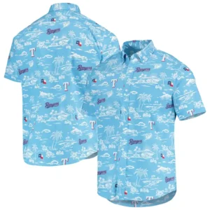 Texas Rangers Hawaiian Cotton Shirt