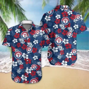 Texas Rangers Hawaiian Shirt