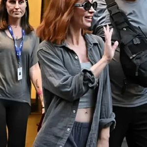 The Devil Wears Prada 2 Emily Blunt Grey Shirt On Sale