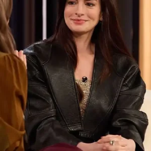 The Drew Barrymore Show Anne Hathaway Cropped Jacket