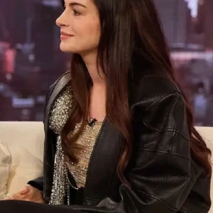 The Drew Barrymore Show Anne Hathaway Cropped Jacket For Women