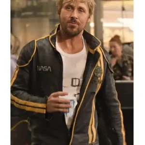 The Fall Guy Ryan Gosling NASA Leather Jacket