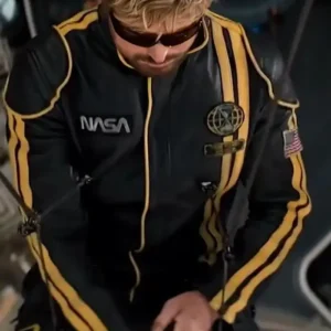 The Fall Guy Ryan Gosling NASA Leather Jacket For Men