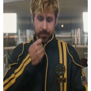 The Fall Guy Ryan Gosling NASA Leather Jacket Men