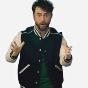 The Fall and Rise of Reggie Dinkins Daniel Radcliffe Varsity Jacket For Men