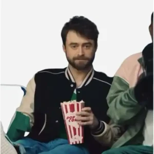 The Fall and Rise of Reggie Dinkins Daniel Radcliffe Varsity Jacket On Sale