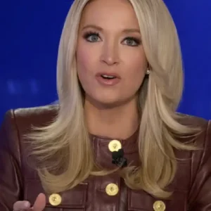 The Five S16 Host Kayleigh McEnany Maroon Jacket
