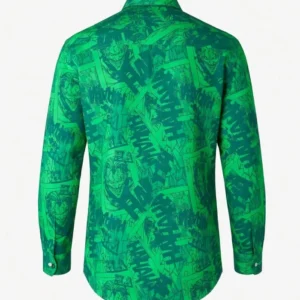 The Joker Green Stretch Shirt Back