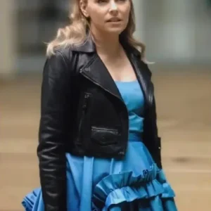The Miniature Wife 2026 Elizabeth Banks Leather Jacket