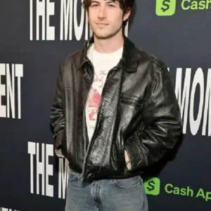 The Moment 2026 Dylan Minnette Leather Jacket
