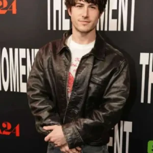 The Moment 2026 Dylan Minnette Leather Jacket On Sale