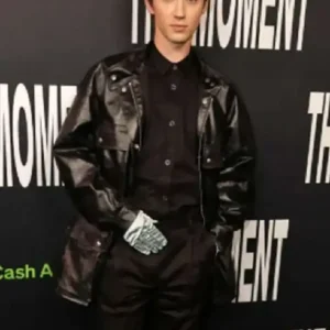 The Moment 2026 Troye Sivan Leather Jacket For Men