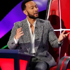 The Voice S29 Finale John Legend Sequin Blazer For Sale