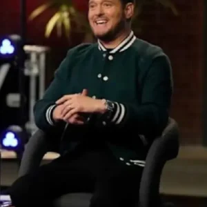 The Voice S29 Michael Black Varsity Jacket