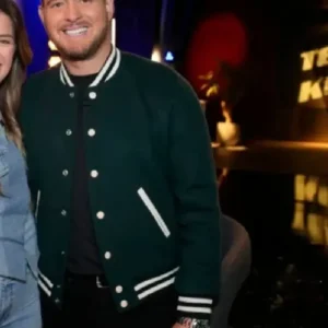The Voice S29 Michael Black Varsity Jacket On Sale
