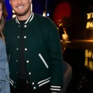 The Voice S29 Michael Buble Green Jacket For Men
