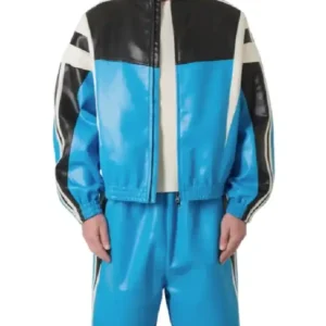 The Voice S29 Mike Steele Bomber Leather Jacket Front
