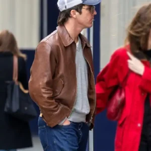 Tucker Pillsbury New York City 2026 Brown Leather Jacket