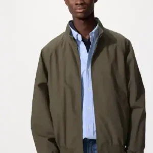Uniqlo Harrington Green Jacket