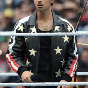 WrestleMania 42 Joe Jonas USA Leather Jacket
