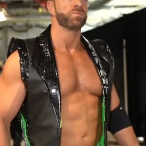 WrestleMania 42 LA Knight Black Leather Vest