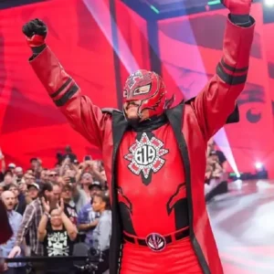 WrestleMania 42 Rey Mysterio Leather Coat