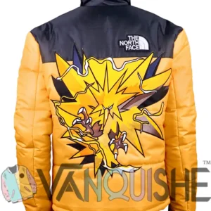 pokémon x the north face zapdos nuptse 700 down jacket