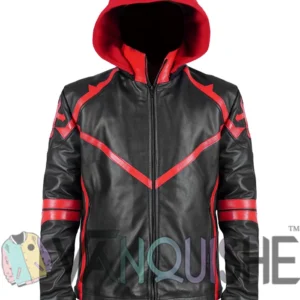 Acosta Warhammer 40000 Chaos Leather Jacket Front