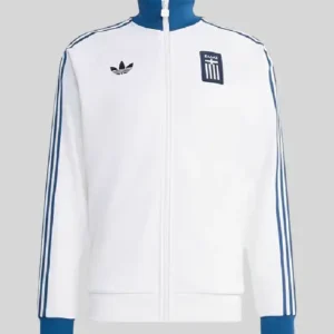 Adidas 2026 Greece White Track Jacket