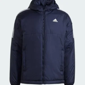 Adidas Essentials Insulated Blue Hooded Jacket Men