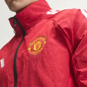 Adidas Manchester United 26 27 Home Anthem Red Jacket For Men and Women