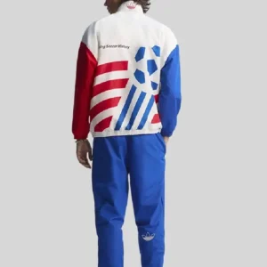 Adidas World USA 94 Graphic White Track Jacket For Men and Women