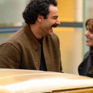 Aidan Turner TV Series Rivals S02 Declan O'Hara Brown Wool Bomber Jacket