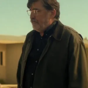 Alfred Molina 2026 TV Series The Boroughs Sam Cooper Olive Green Cotton Field Jacket For Men