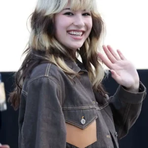 Alysa Liu Paris Fashion Week 2026 Louis Vuitton Black Denim Jacket