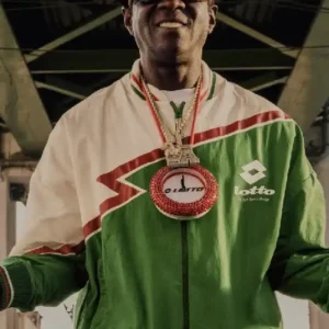 American rapper Flavor Flav 2026 World Cup Soccer Campaign Lotto Treviso Track Jacket For Men and Women