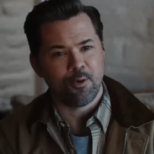Andrew Rannells 2026 Movie Miss You, Love You Light Brown Utility Jacket